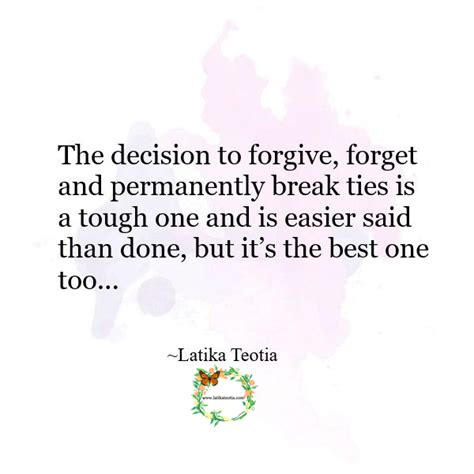 Forgive Forget And Move On