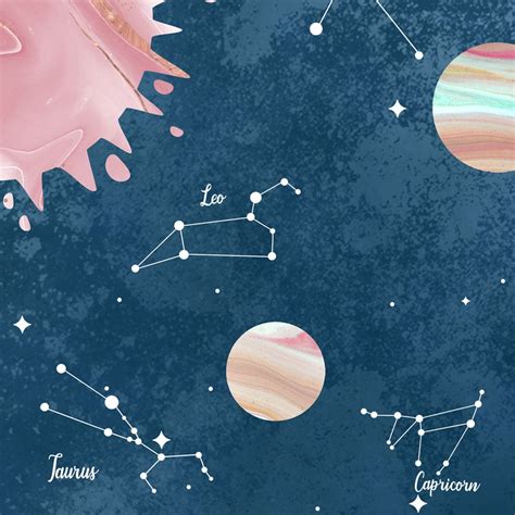 Solar System And Constellation Wallpaper For Kids Bedrooms Blue