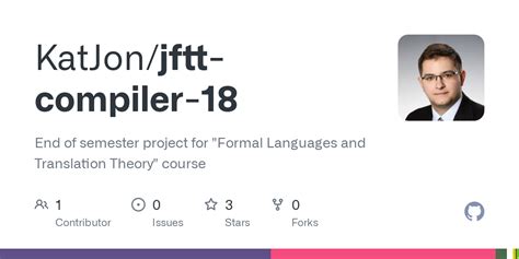 Github Katjonjftt Compiler 18 End Of Semester Project For Formal