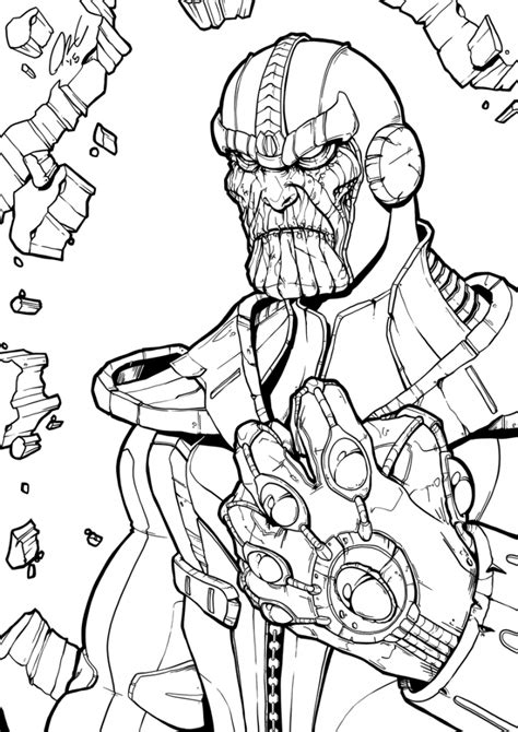 35 Lego Thanos Coloring Pages Information