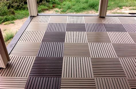 Terrace Tiles Toronto Outdoor Flooring Wood And Recycled Plastic