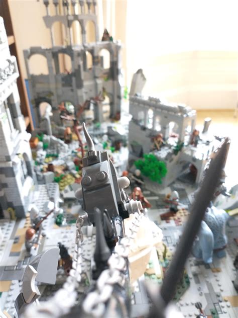 Finished Building Osgiliath In Lego Rlotr