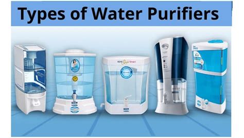 All About Different Types Of Water Purifiers