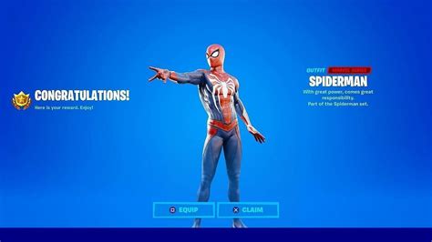 Fortnite X Spiderman Seemingly Confirmed For Chapter 3 Season 1