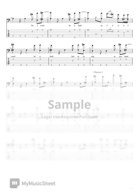 Ben E King Stand By Me Fingerstyle Sheets By RedTabber