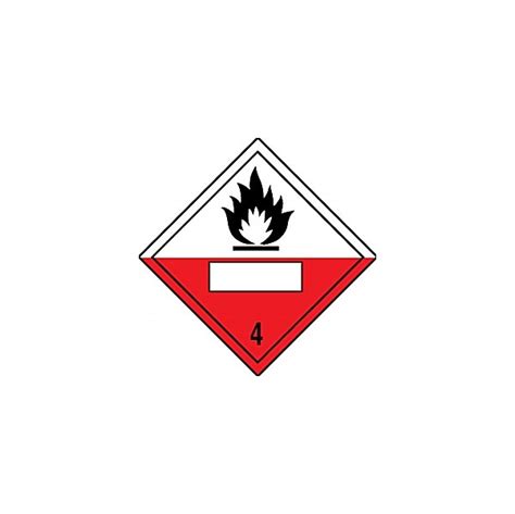 Custom Flammable Diamond Awareness Safety Signs