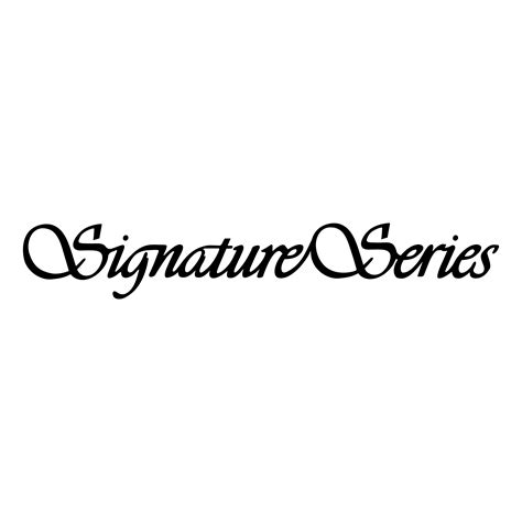 Signature Series Logo PNG Transparent & SVG Vector - Freebie Supply