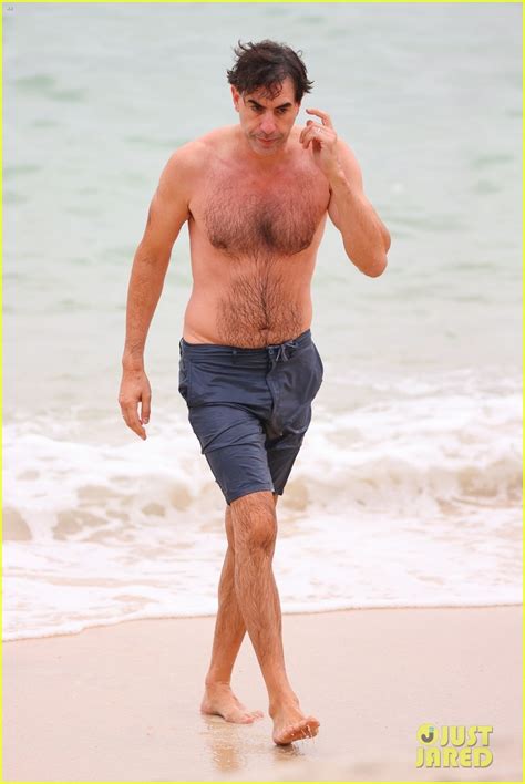 Photo Sacha Baron Cohen Shirtless At The Beach Photo Just Jared Entertainment News