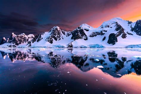 Sunset In The Antarctic Peninsula Oc 2399x1600 Heres To You Dad