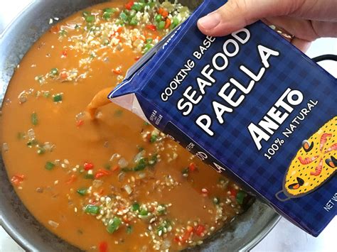 Seafood Paella Paella De Marisco The Daring Gourmet