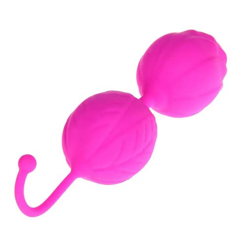 buy silicone smart ben wa balls female kegal vaginal exercise tighen duotone