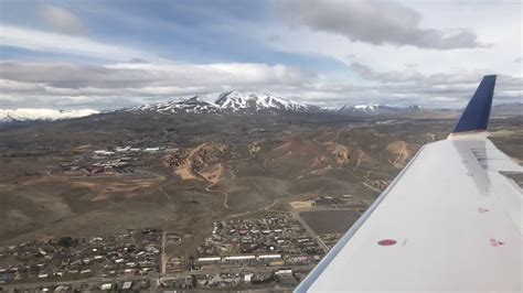 Landing In Reno Tahoe International Airport Youtube