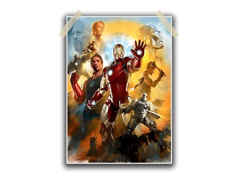 Iron Man Tribute V2 Single Poster 13×19 Inches 300 Gsm Laminated Drapster