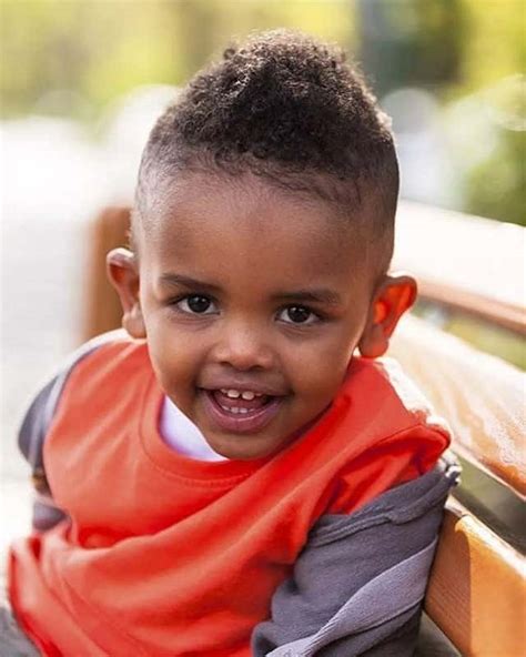 Mixed Taper Little Black Boy Haircuts For Curly Hair As Little Boys