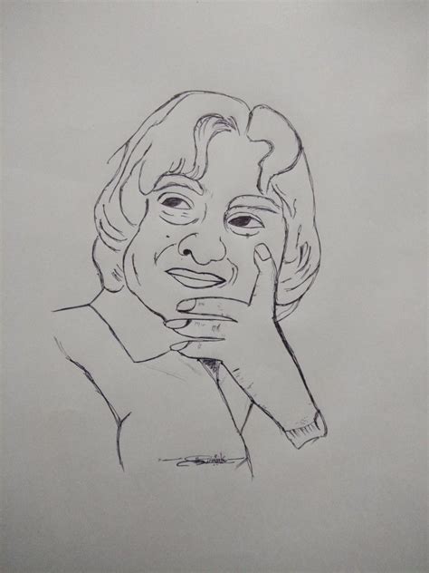 Avul pakir jainulabdeen abdul kalam, better known as apj abdul kalam, was an illustrious scientist turned statesman who served as the 11th president of india from 2002 to 2007. Dr.APJ Abdul kalam sketch. | Beauty art drawings, Pencil ...