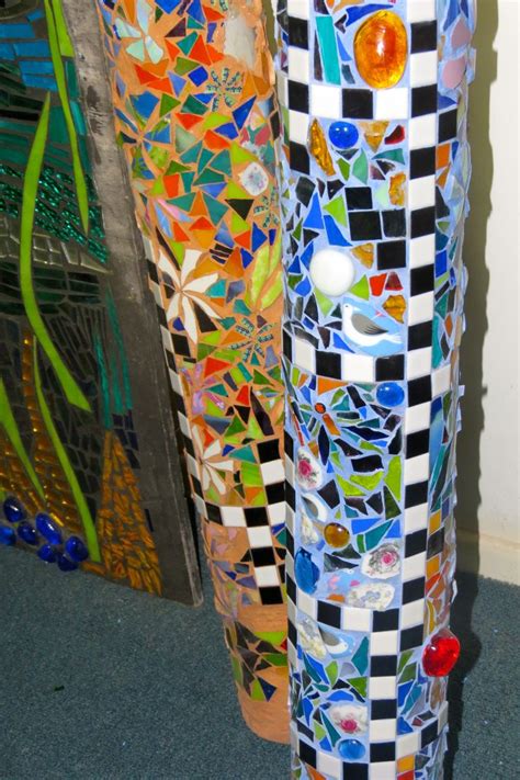 21 Best Images About Mosaic Totem Poles On Pinterest Pvc Pipes