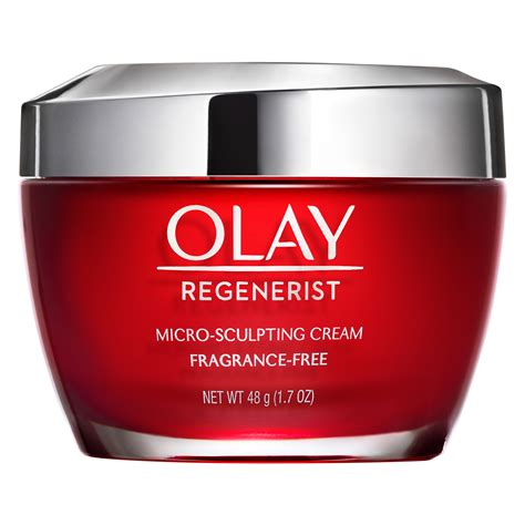 Olay Regenerist Micro-Sculpting Cream Face Moisturizer, Fragrance-Free