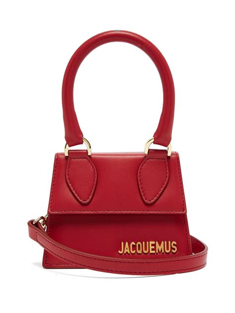 Jacquemus Le Chiquita Leather Micro Bag In Red Lyst