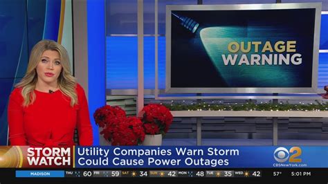 Utility Companies Warn Storm Could Cause Power Outages Youtube
