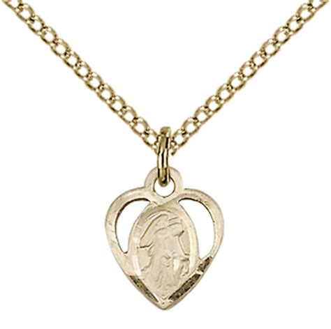 14kt Gold Filled Guardian Angel Pendant With Chain 38 X 14 Ewtn