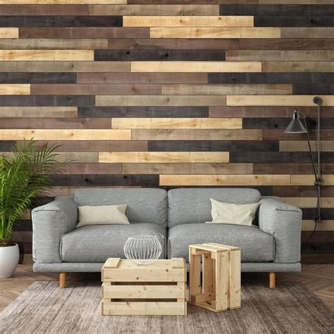 Ufp Edge Distressed 103 Sq Ft Accent Wood Wall Plank Kit At