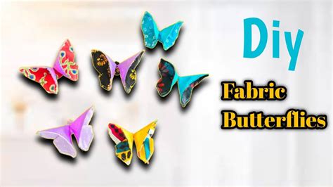 Diy Fabric Butterflies How To Make Fabric Butterflies Fabric