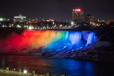 Pharos Glows With The Flow At Niagara Falls Pharos Controls