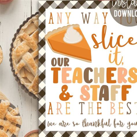 Any Way You Slice It Appreciation Labels Thankful Labels Pie Etsy