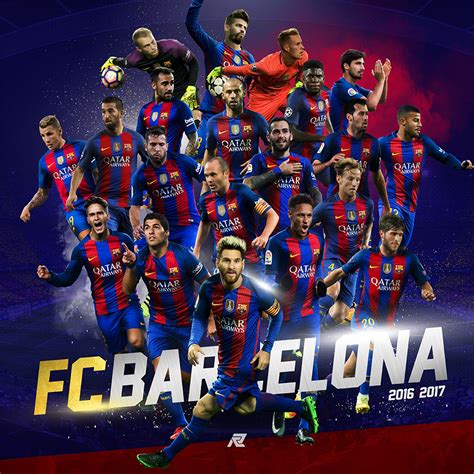 2016 2017 Fc Barcelona Posters On Behance