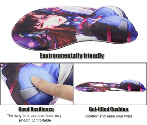 custom boom gel mousepad 3d ass custom oppai mouse pad anime girl mouse pad with wrist rest