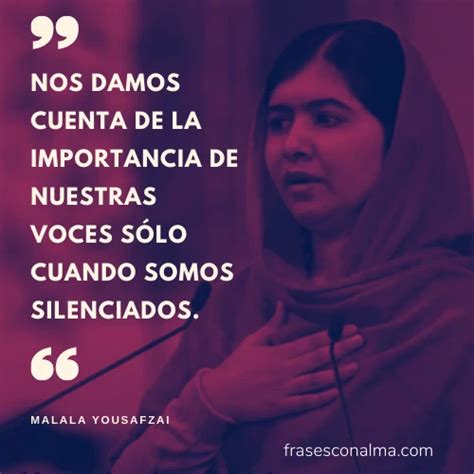 Frases De Malala Yousafzai La Ni A Que Inspira Vidas