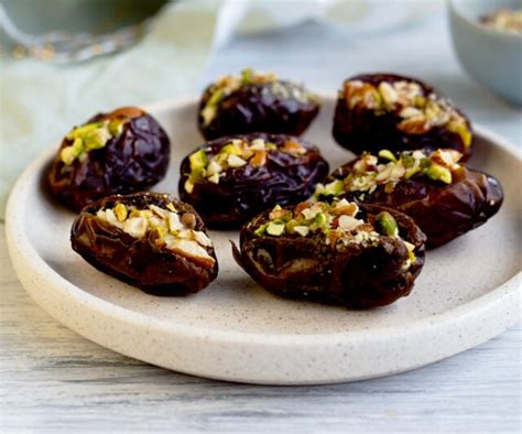 Stuffed Dates With Cream Cheese And Nuts • Curious Cuisiniere