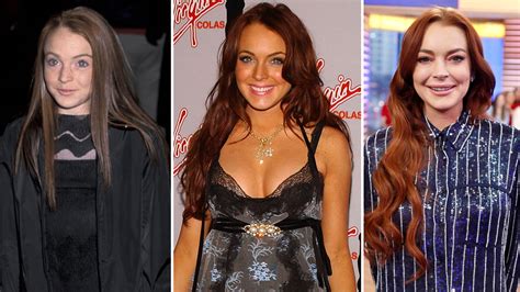 lindsay lohan s transformation over the years see photos