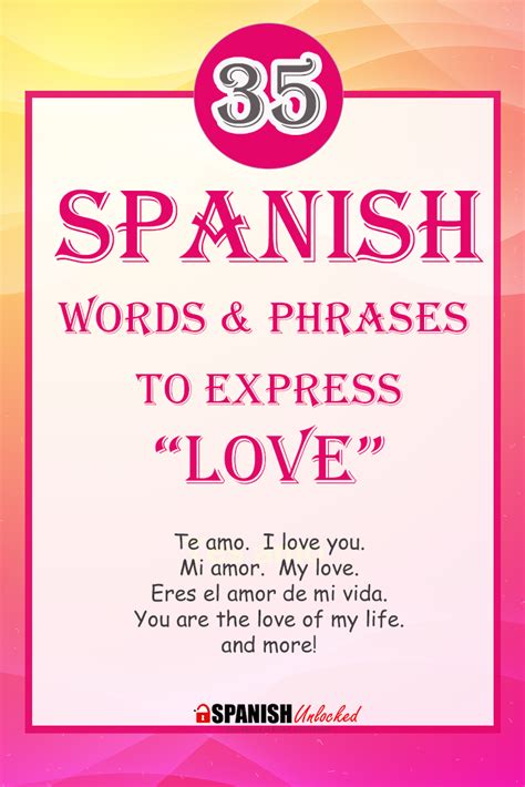 35 Ways To Say I Love You In Spanish Teach Me Spanish Learn Spanish Online Simple Spanish