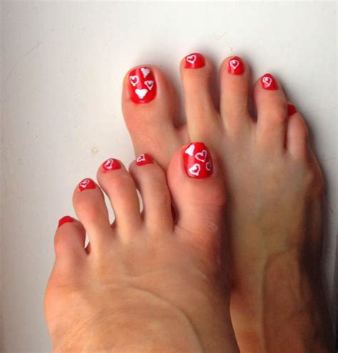 The Most Amazing Toe Nail Art For Valentines Intended For Your