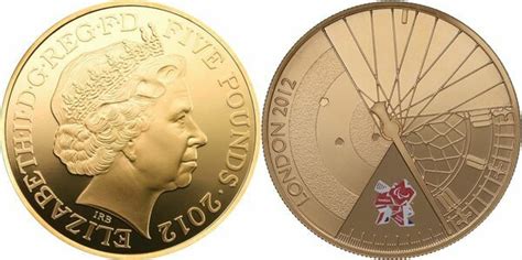 5 Pounds Elizabeth Ii London Paralympics Gold Proof United