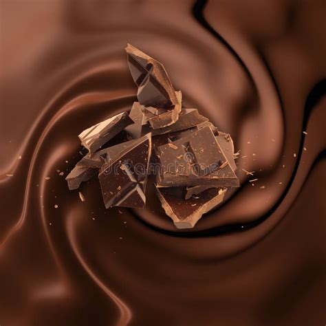 turbinio del cioccolato fotografia stock immagine di fluire 17704416