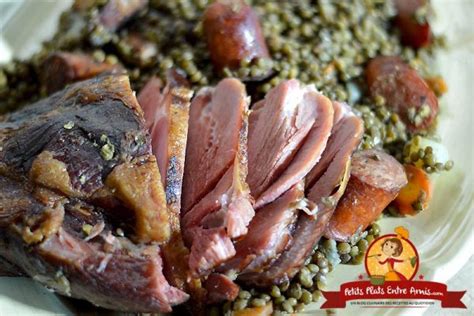 Recette- palette - fumée -aux-lentilles