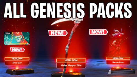 Apex Legends Season Unlocking The Revenant Heirloom Opening All New Genesis Event Apex