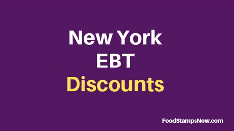Find the closest ebt office by clicking on your state. New York EBT Discounts and Perks for 2021 - Food Stamps Now