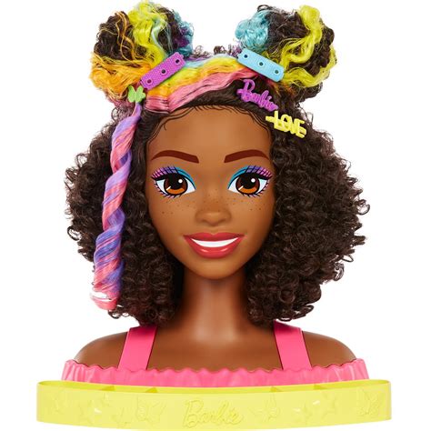 Black Barbie Deluxe Styling Head Ph