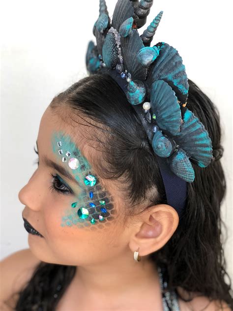 Mermaid Makeup Evil Mermaid Girls Kid Halloween Costume Makeup By