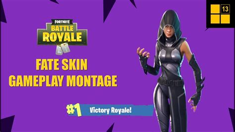 Fortnite Battle Royale Fate Skin Gameplay Montage Youtube