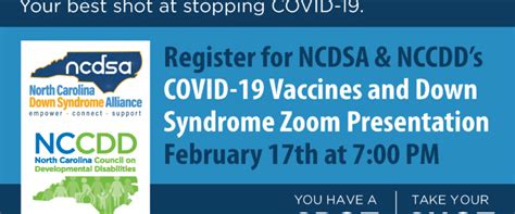 Virtual Town Hall Covid 19 Vaccine And Down Syndrome With Nccdd And