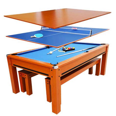 3 In 1 Billiard Pool Dining Table And Table Tennis Table Combo Feite