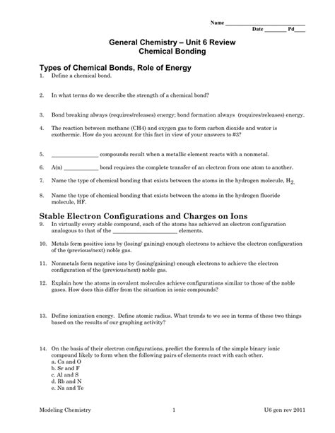 Chemical family, electron affinity, ion, ionic bond, metal, nonmetal, octet rule, shell, valence electron. Electron Configuration In Ionic Bonding Worksheet Answers | Kids Activities