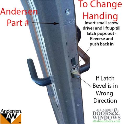 Andersen Frenchwood Patio Door Active Multipoint Lock