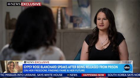 gypsy rose blanchard speaks out on gma in 1st tv interview after being released from prison