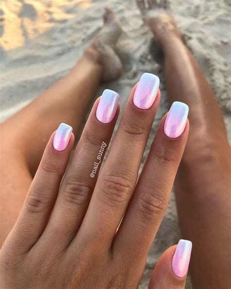 79 Summer Nail Color Designs For Acrylic Glitter Gel Nails Glitter