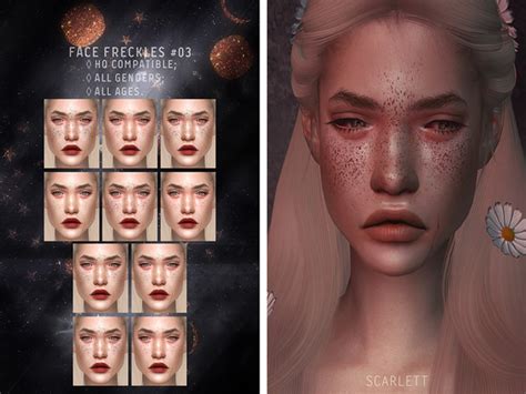 Face Freckles 03 By Scarlett Content At Tsr Sims 4 Updates